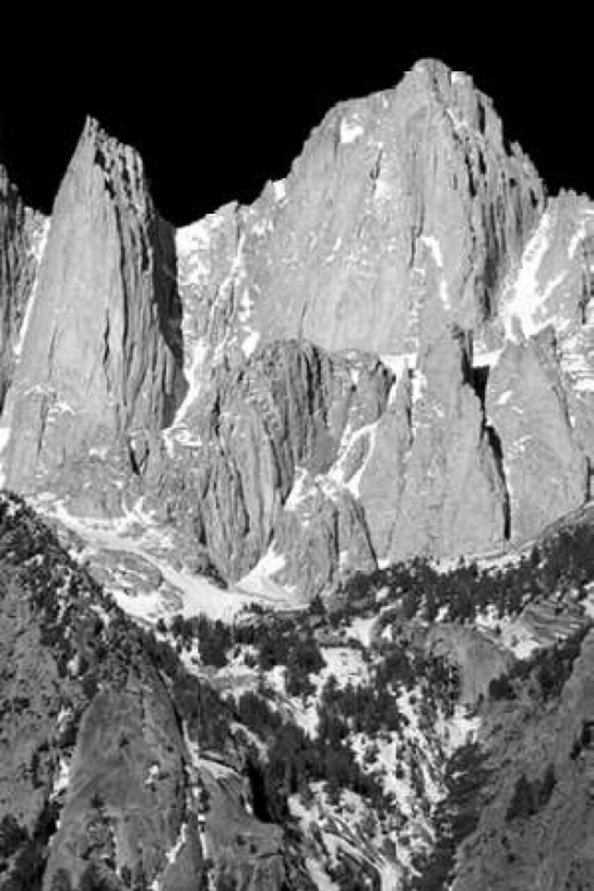 Morning on Mt. Whitney I BW Poster Print by Douglas Taylor - Item # VARPDXPSTLR559